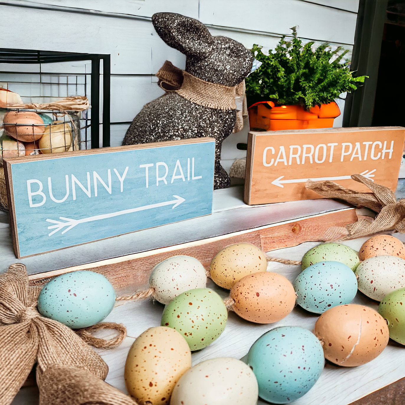 Bunny Trail or Carrot Patch Sign