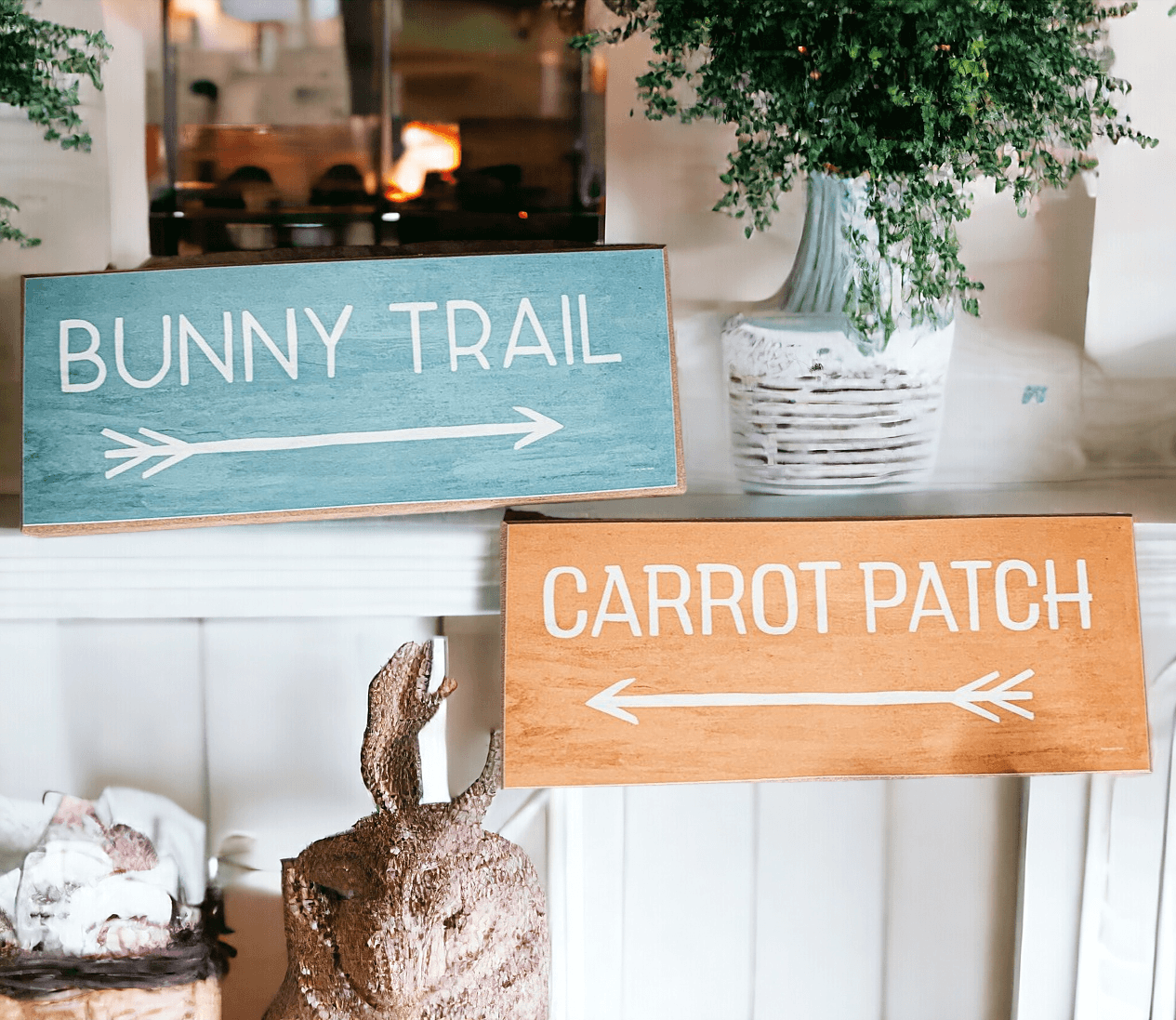 Bunny Trail or Carrot Patch Sign