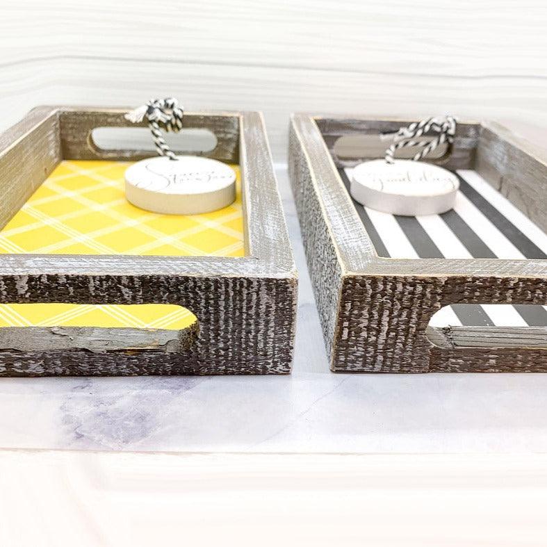Squeeze The Day Wooden Tray