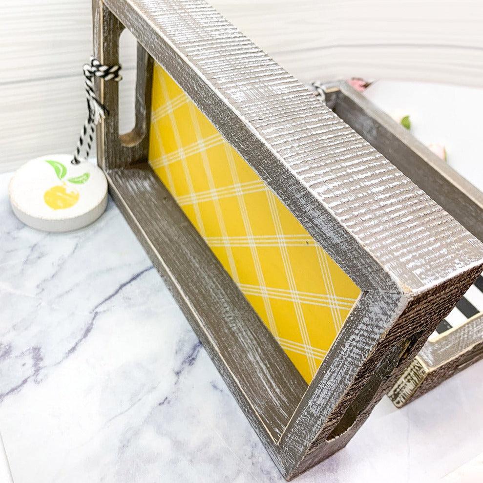 Squeeze The Day Wooden Tray