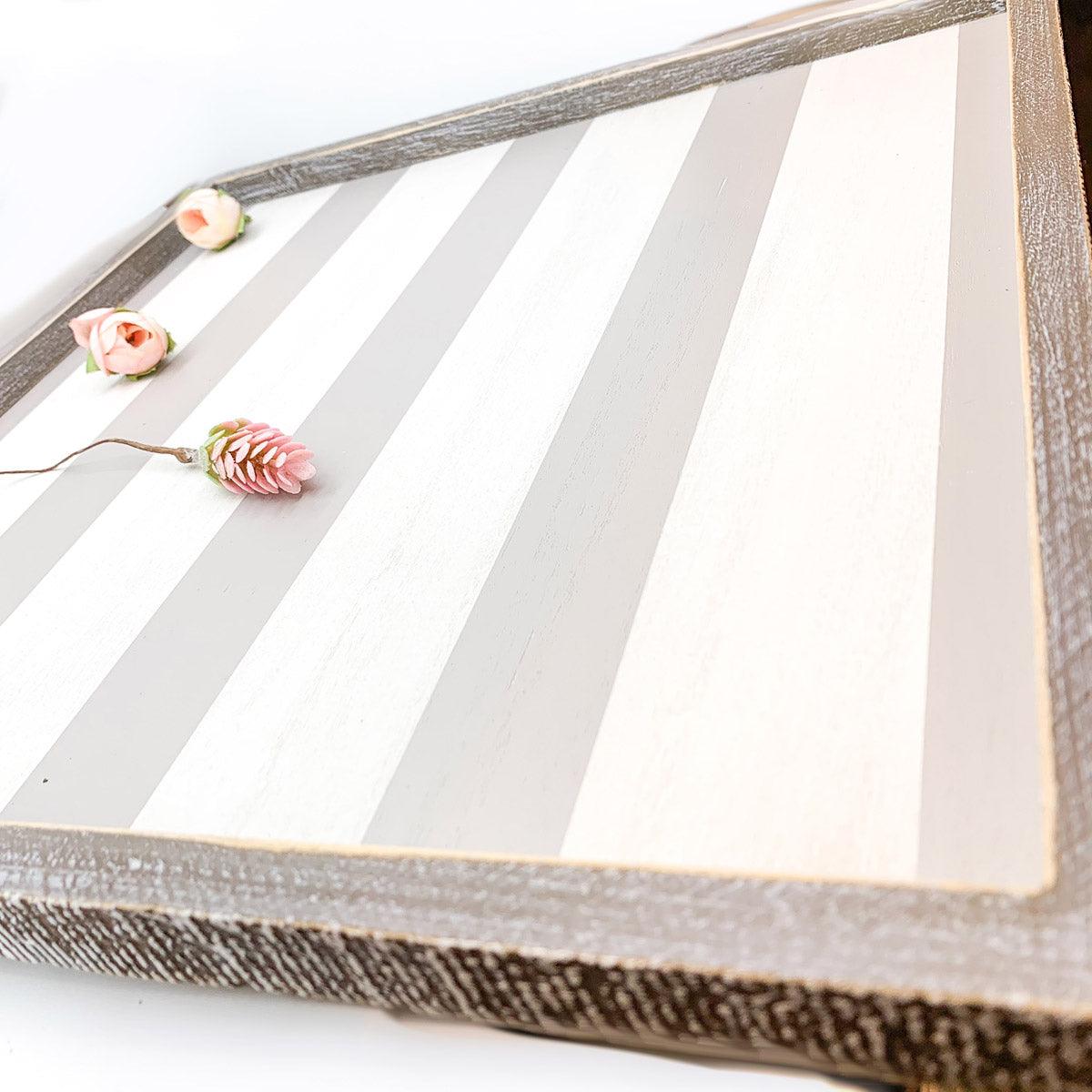 Rustic Decor Tray Centerpieces