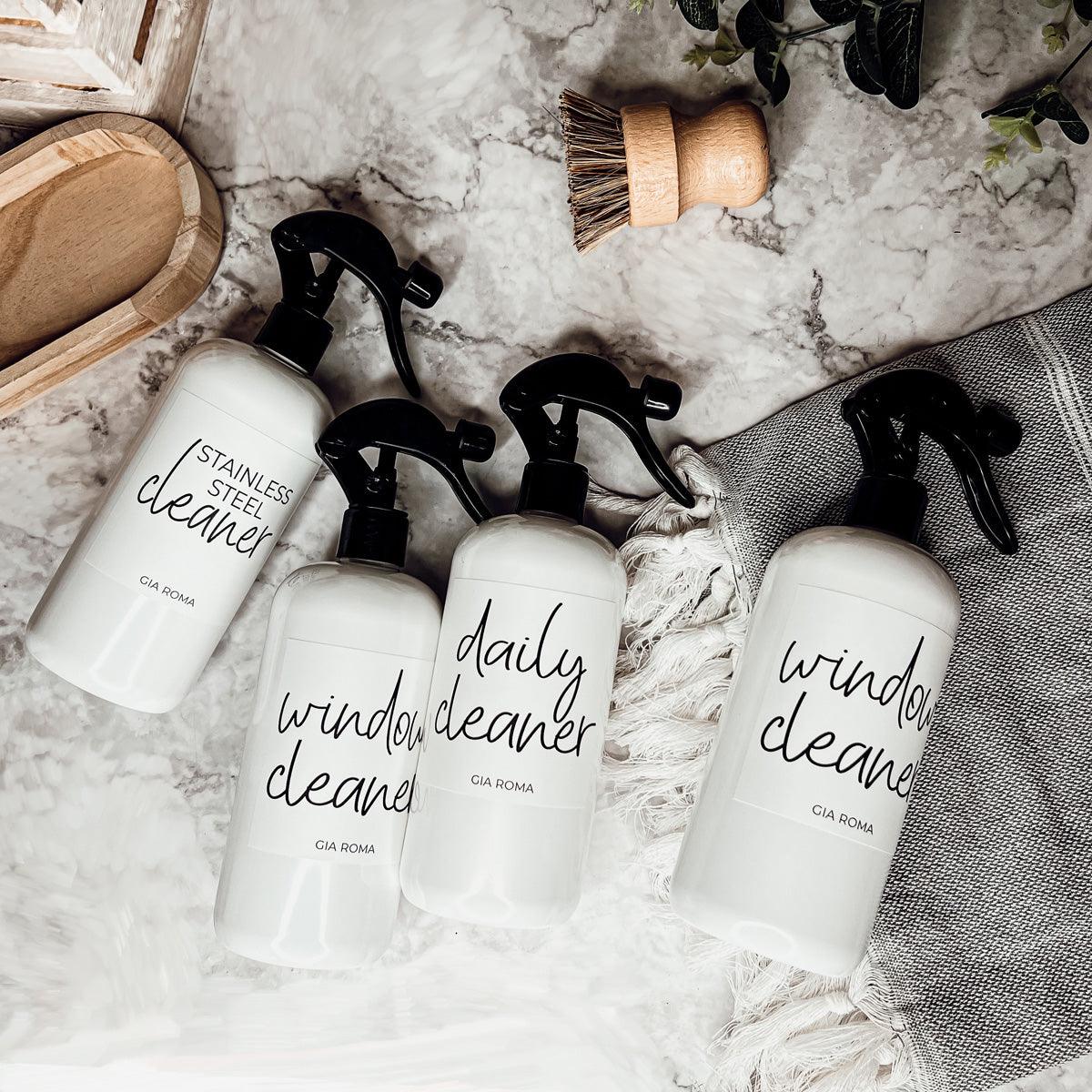 Stainless Steel Cleaner Bottle, Window Cleaner Bottle, Daily Cleaner refillable cleaning bottles