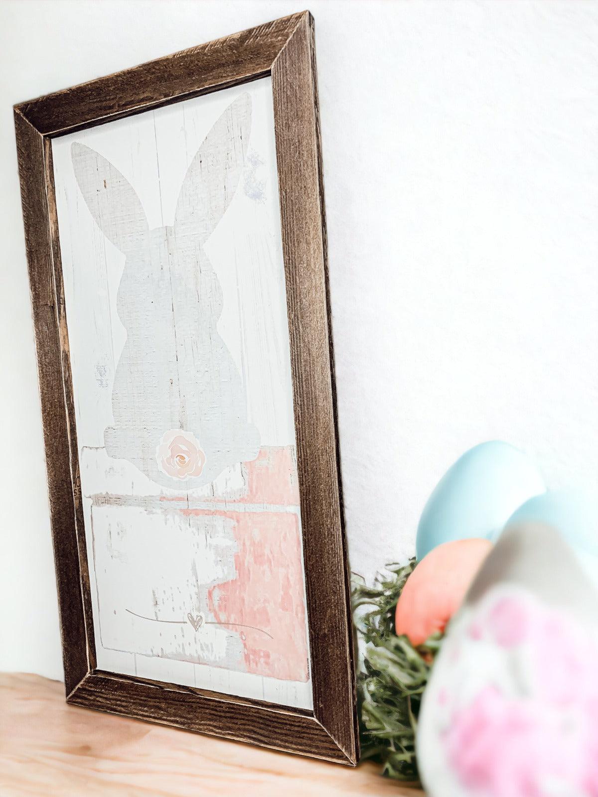 Bunny Tail Sign 24x12"