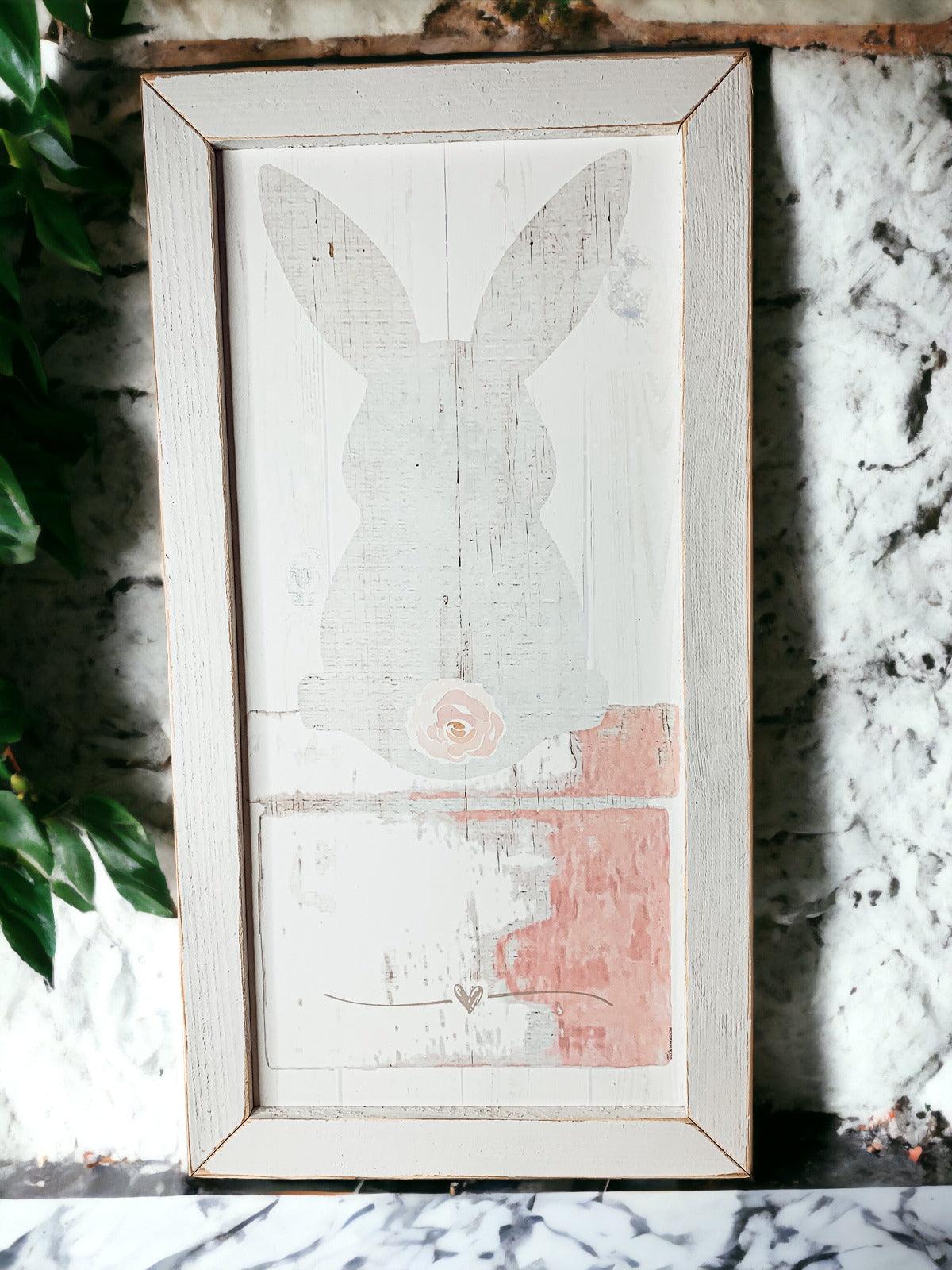 Bunny Tail Sign 24x12"