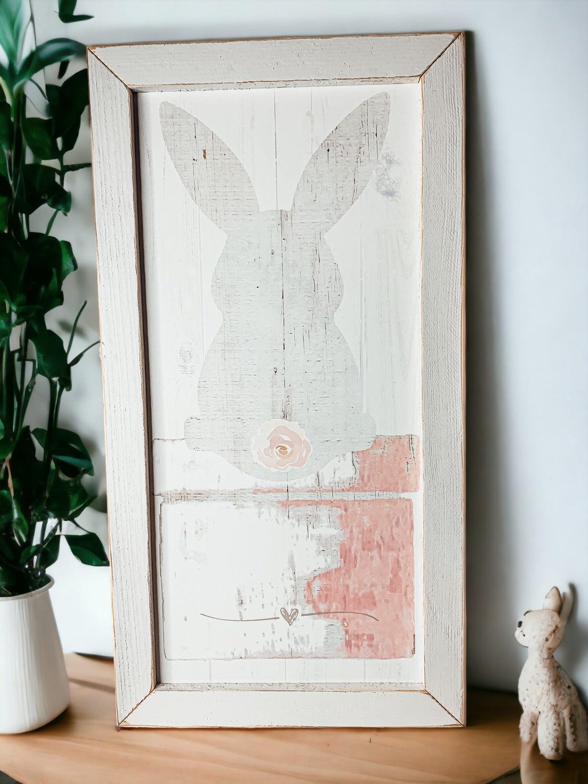 Bunny Tail Sign 24x12"