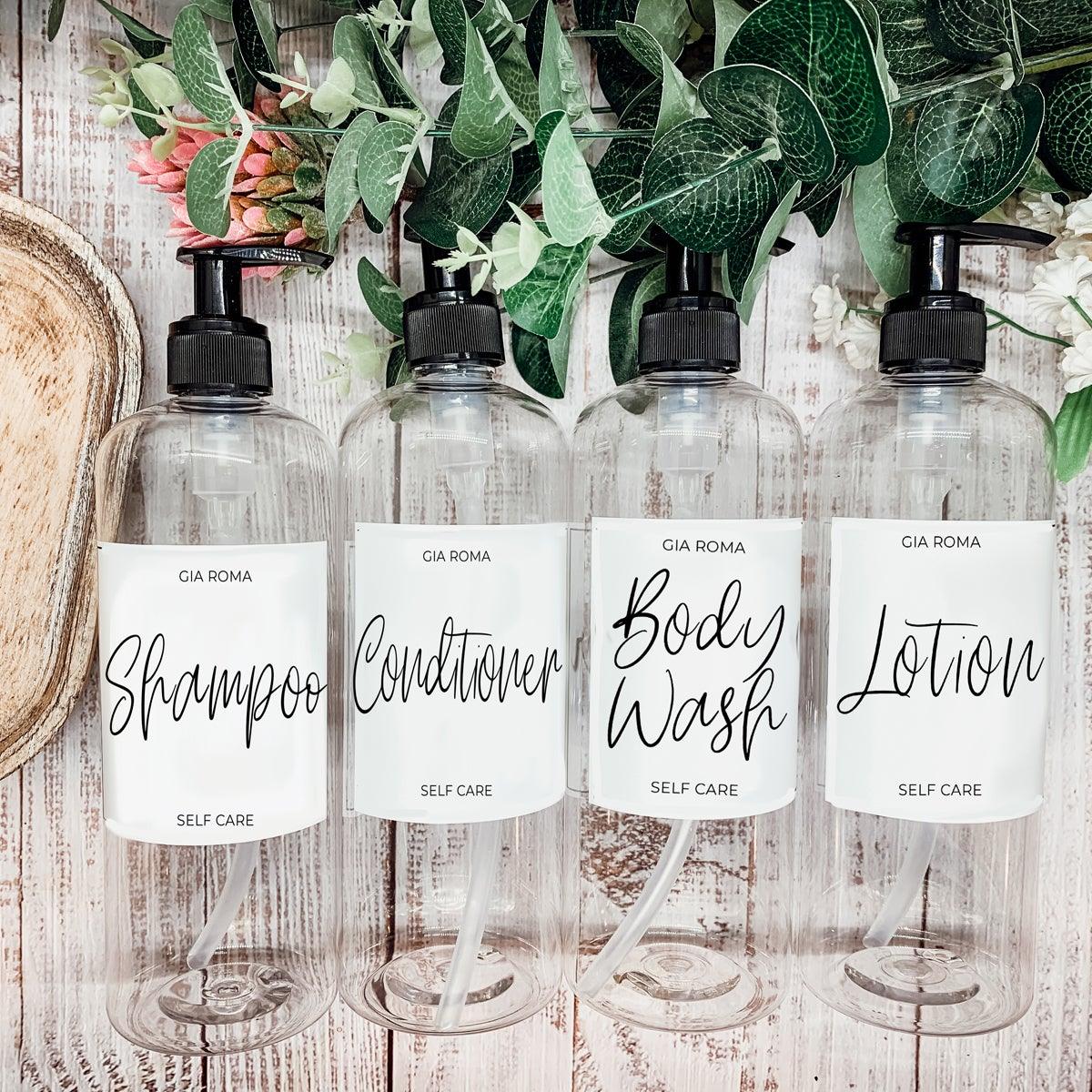 16oz Plastic Clear Dispenser | White Label