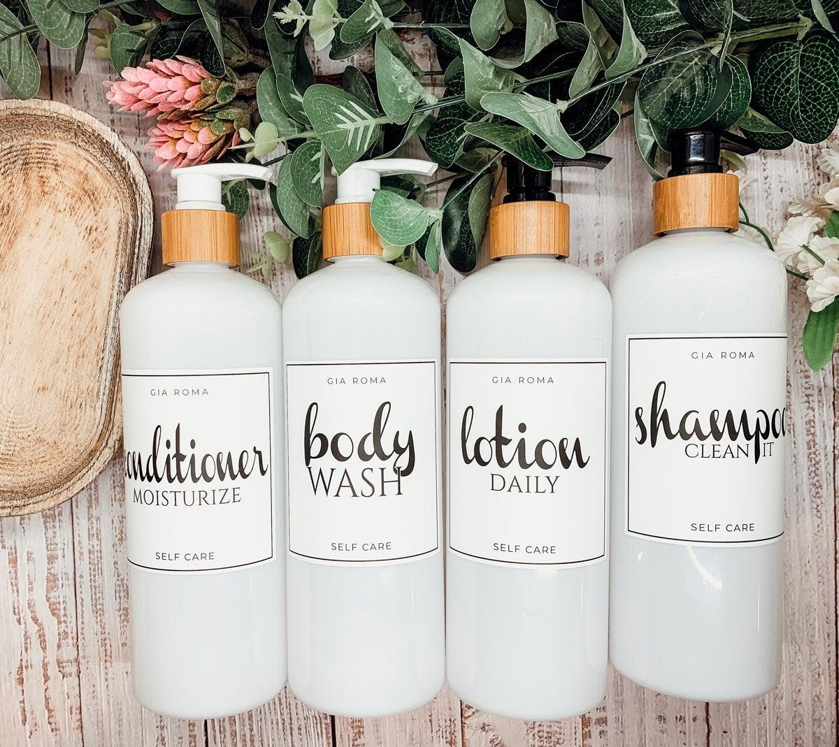16oz Plastic White Dispenser | White Label