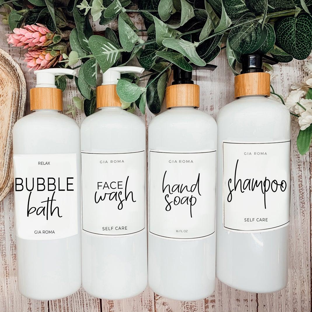 16oz Plastic White Dispenser | White Label