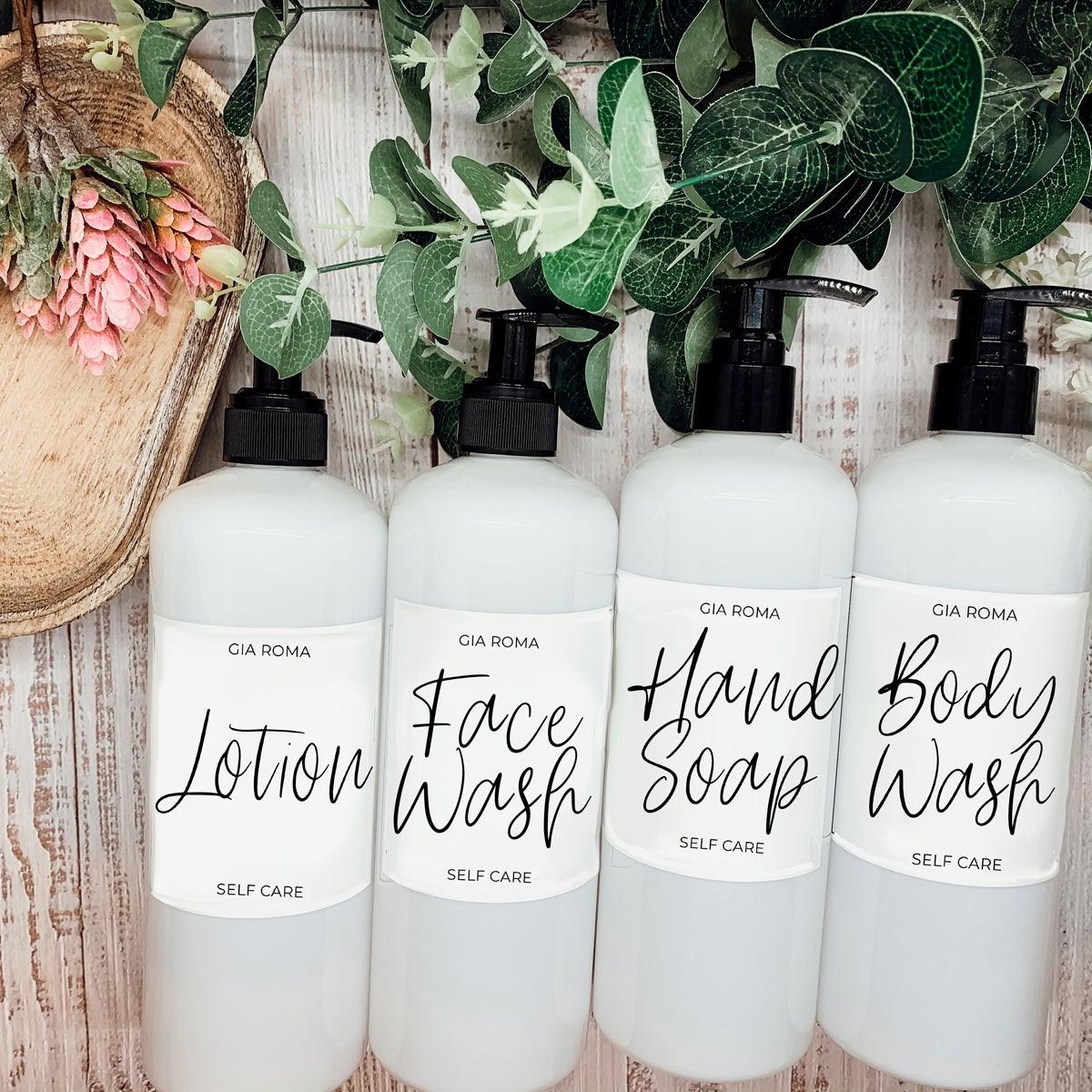 16oz Plastic White Dispenser | White Label