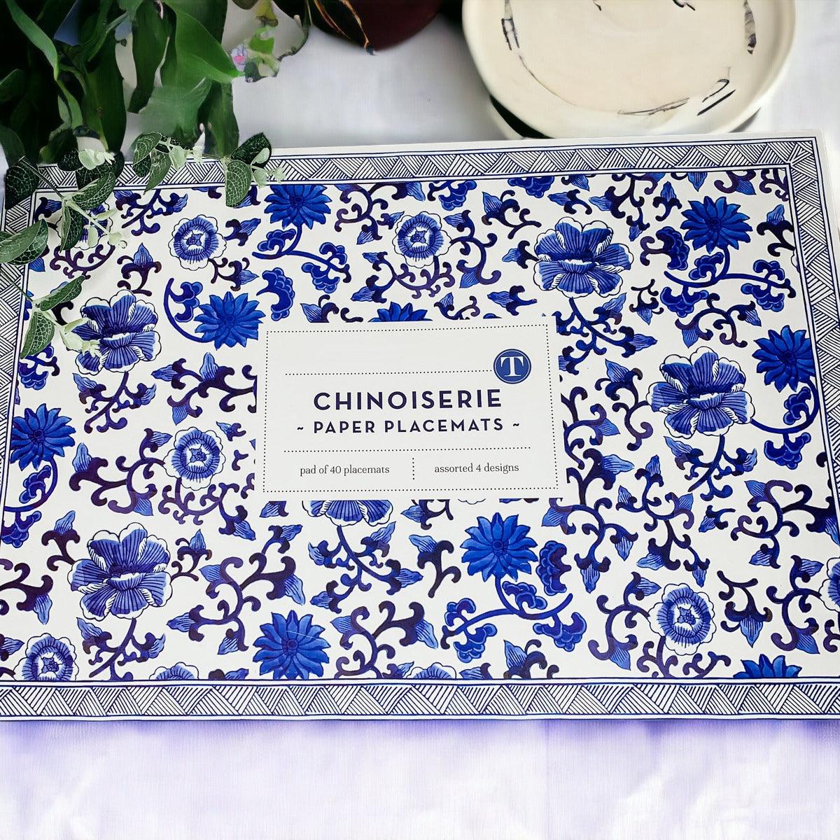 Chinoiserie Paper Placemats