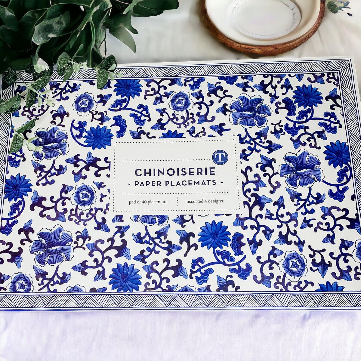 Chinoiserie Paper Placemats
