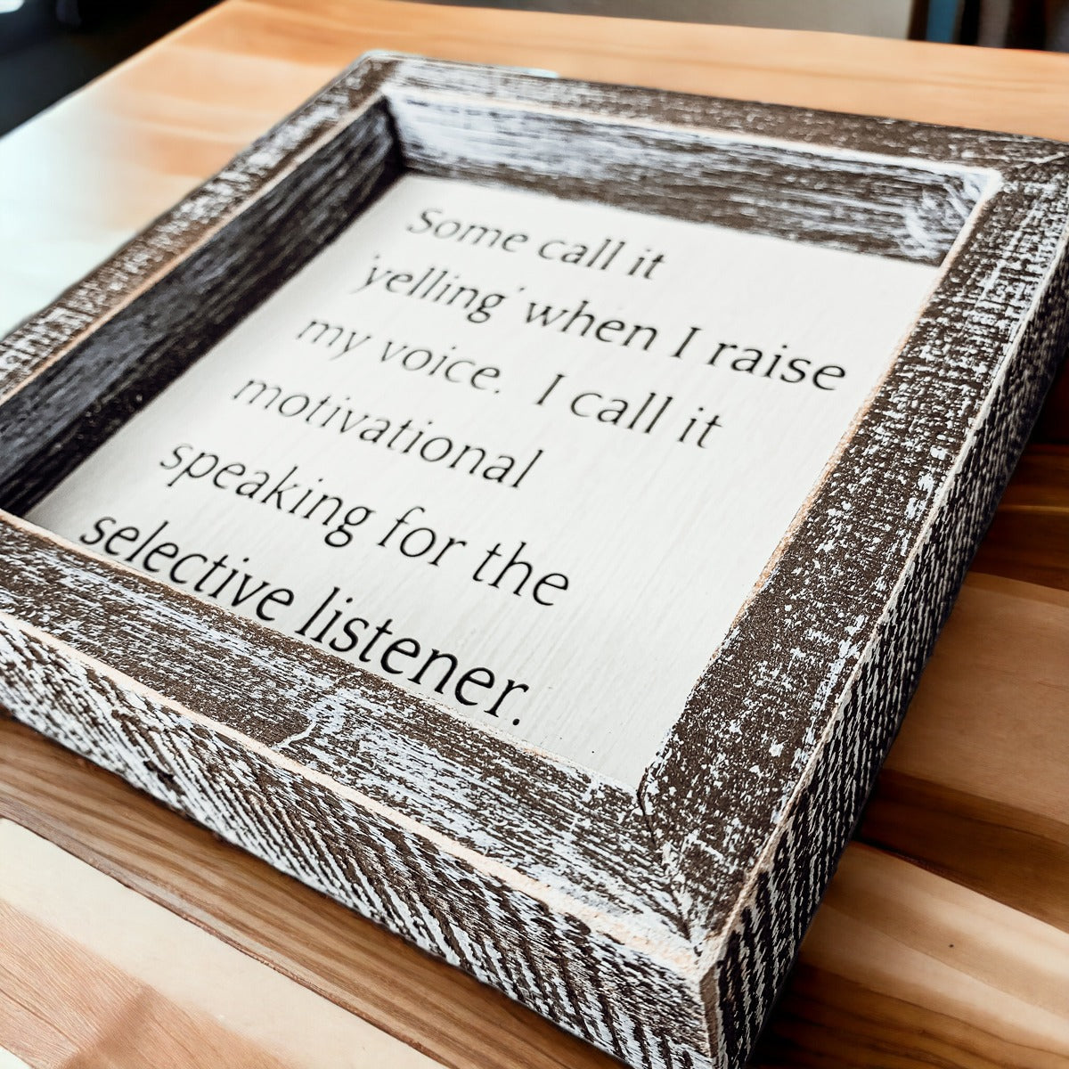 Selective Listener Sign