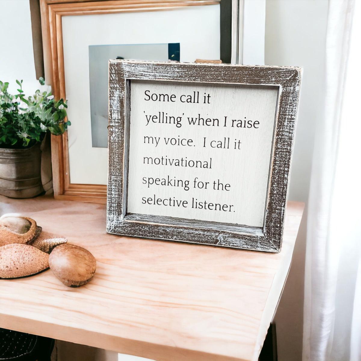 Selective Listener Sign