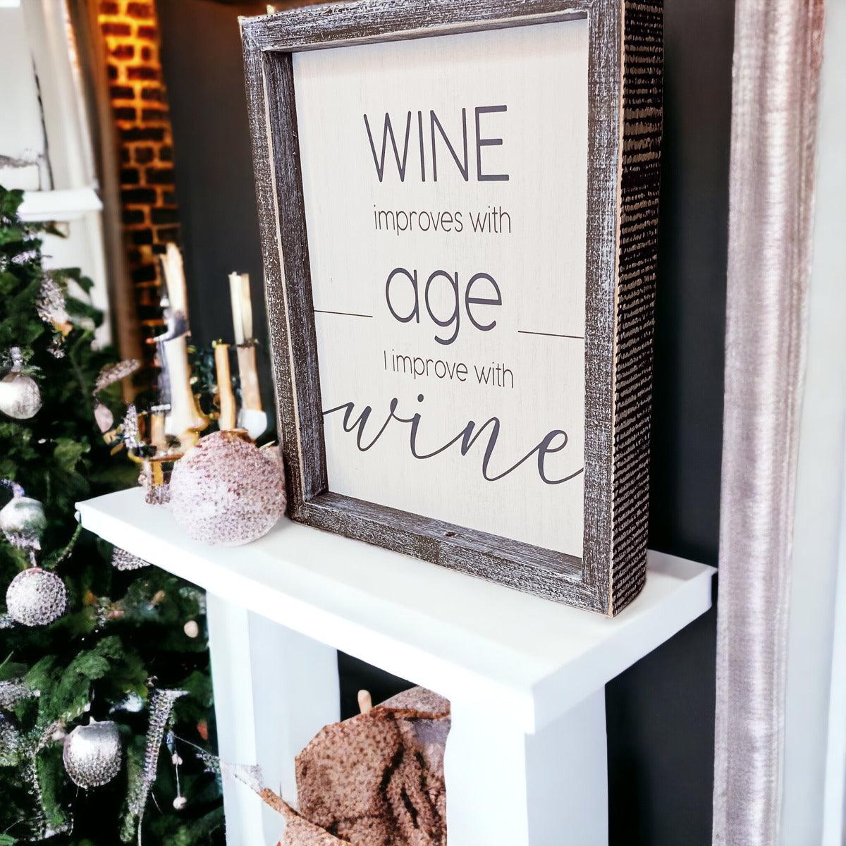 Wine Improvement Sign