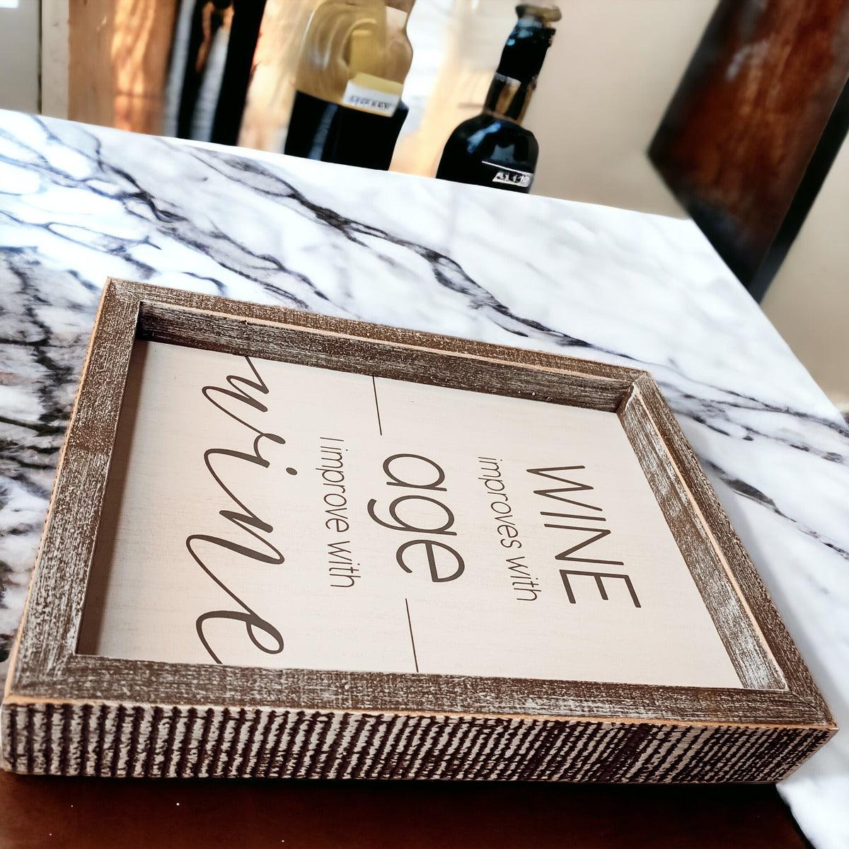 Wine Improvement Sign