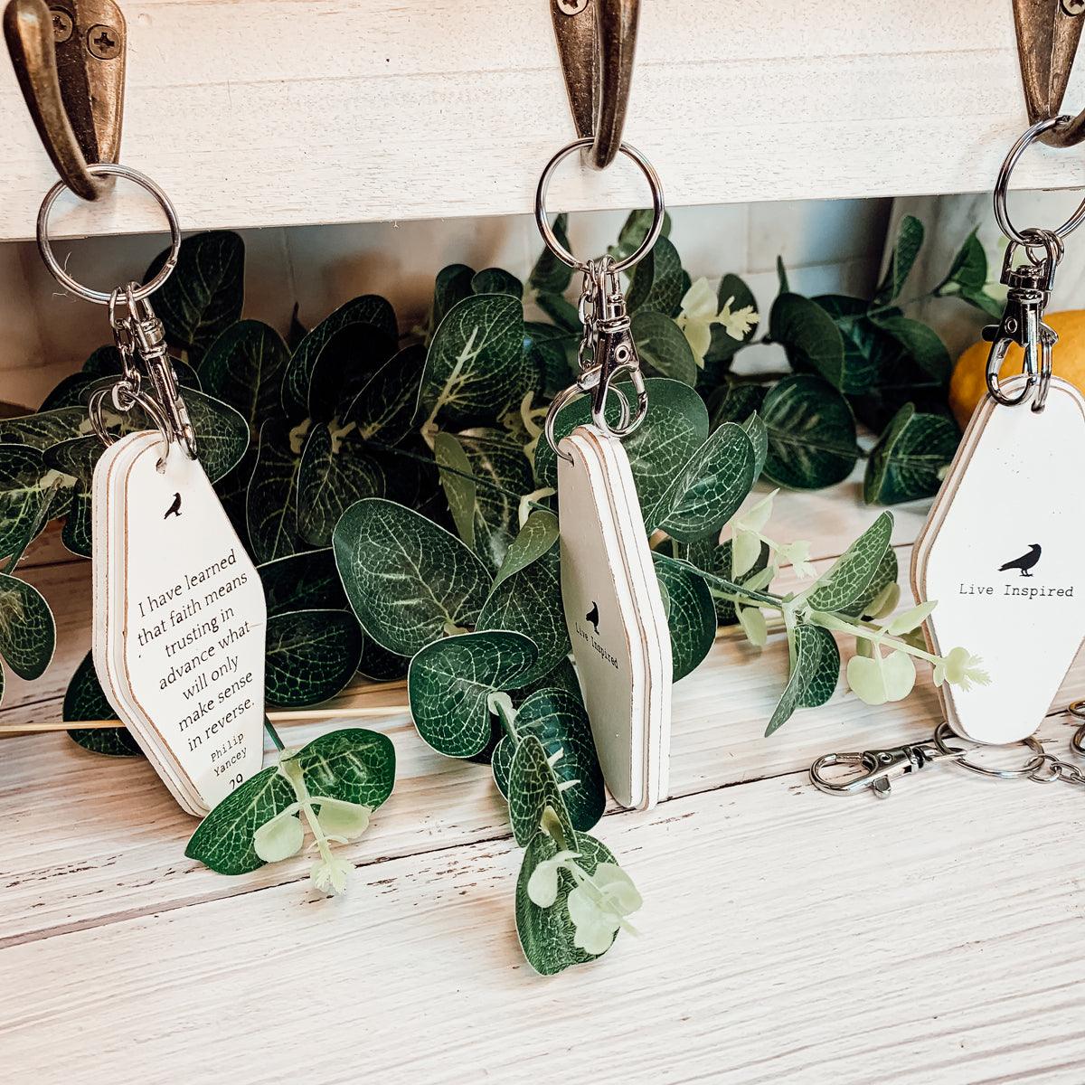 On the Go Inspirational Keychain 10+ Styles
