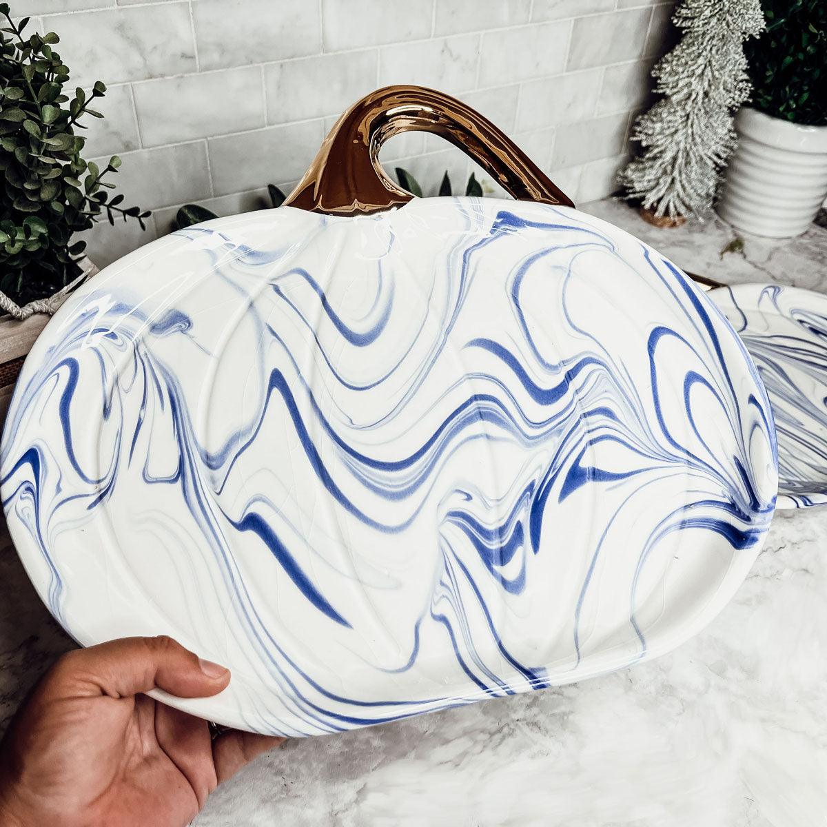 Pumpkin Plates Ceramic, Luxury Halloween Decoration and gifts for kitchens
