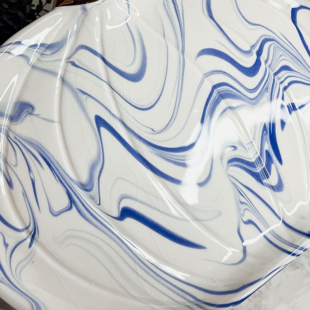 Halloween Kitchen Decorations blue and white