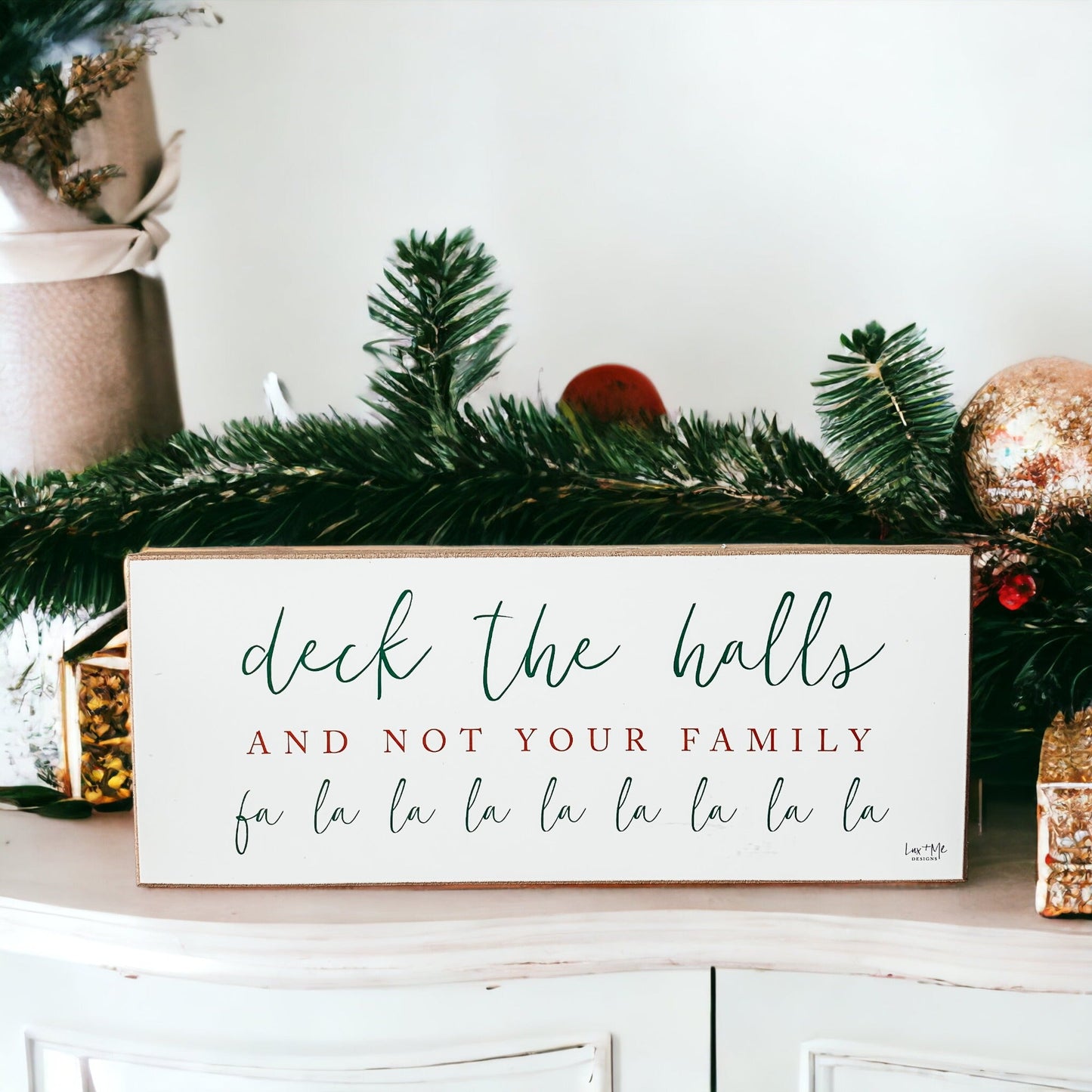 Deck The Halls Sign