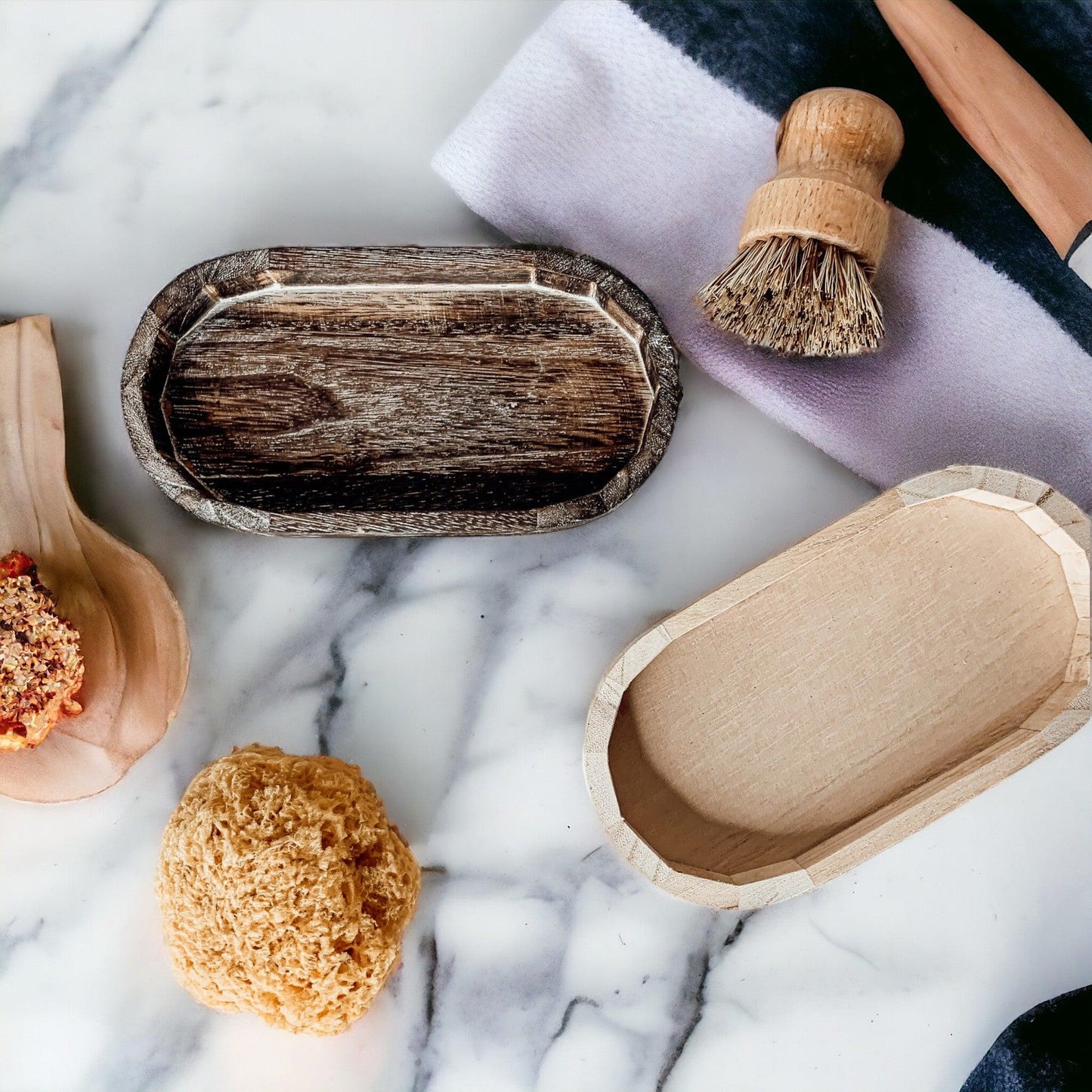 Rustic Wood Dispenser Holder