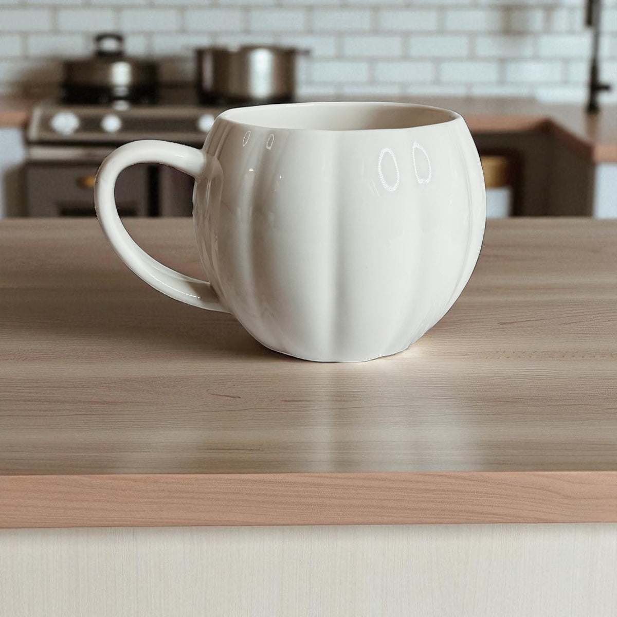 Fall teacher gifts - ceramic pumpkin mugs for seasonal appreciation
