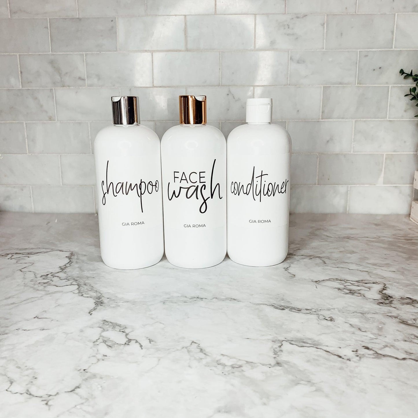 16oz Plastic White Dispenser | White Label