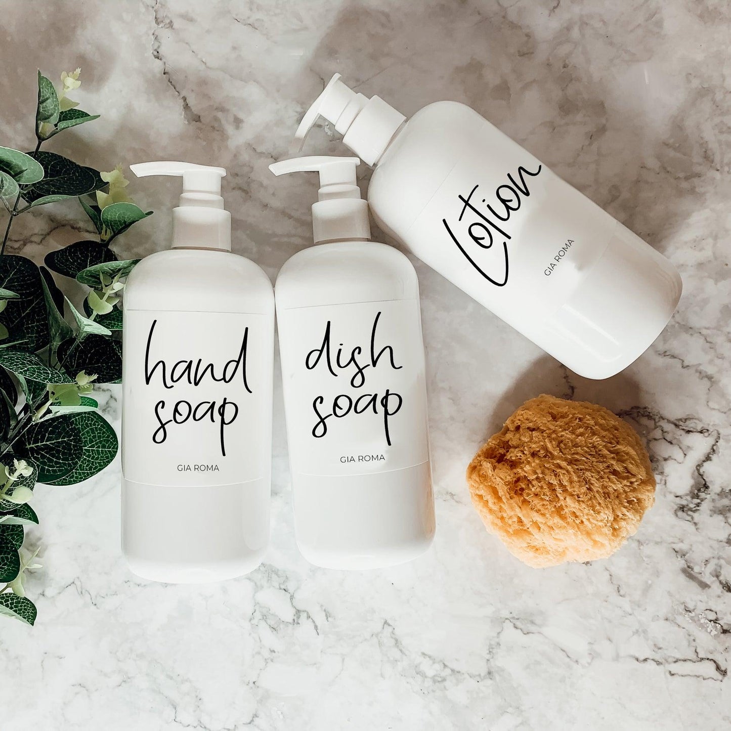 16oz Plastic White Dispenser | White Label