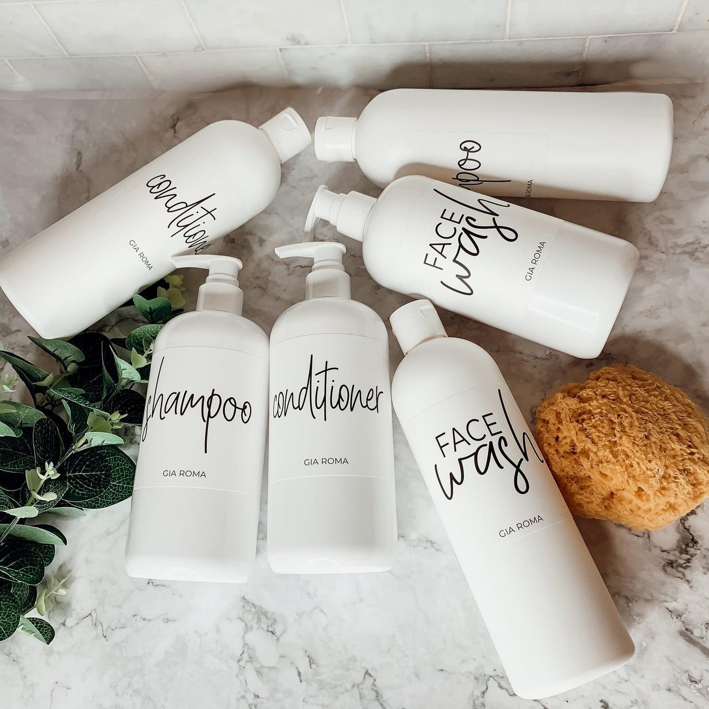 16oz Plastic White Dispenser | White Label
