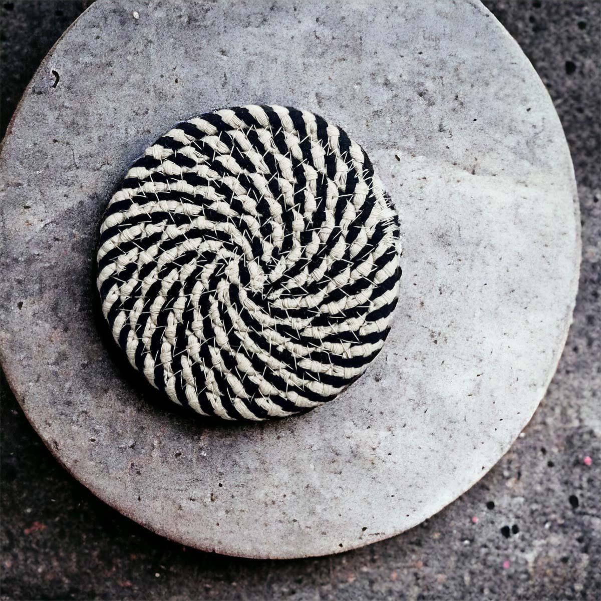 Versatile black and white braided coasters modern home gift
All season black white braided rope coasters home decor
Set of four black and white braided rope coasters modern
4 piece black white braided coasters contemporary home decor