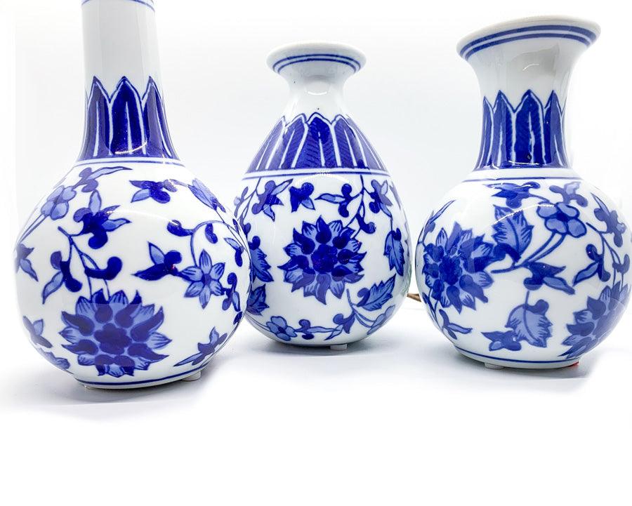 Chinoiserie Mediterranean Vases