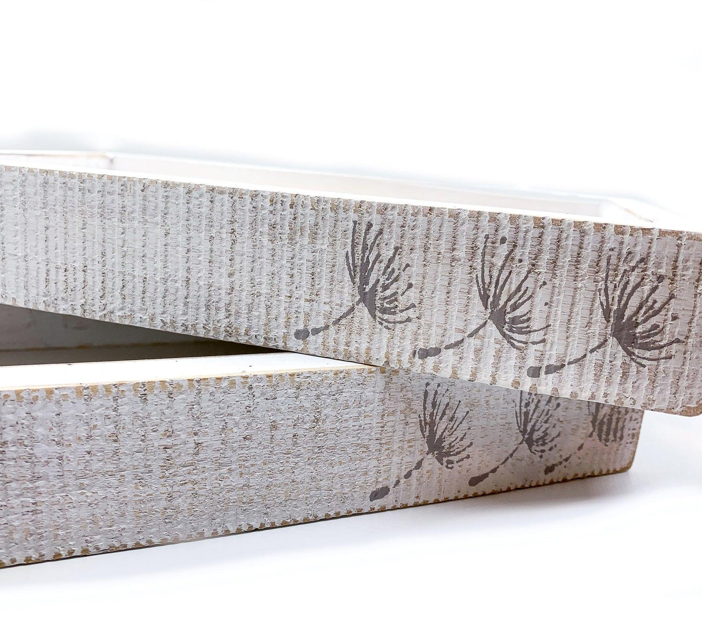 Farmhouse Dandelion Wooden Tray
