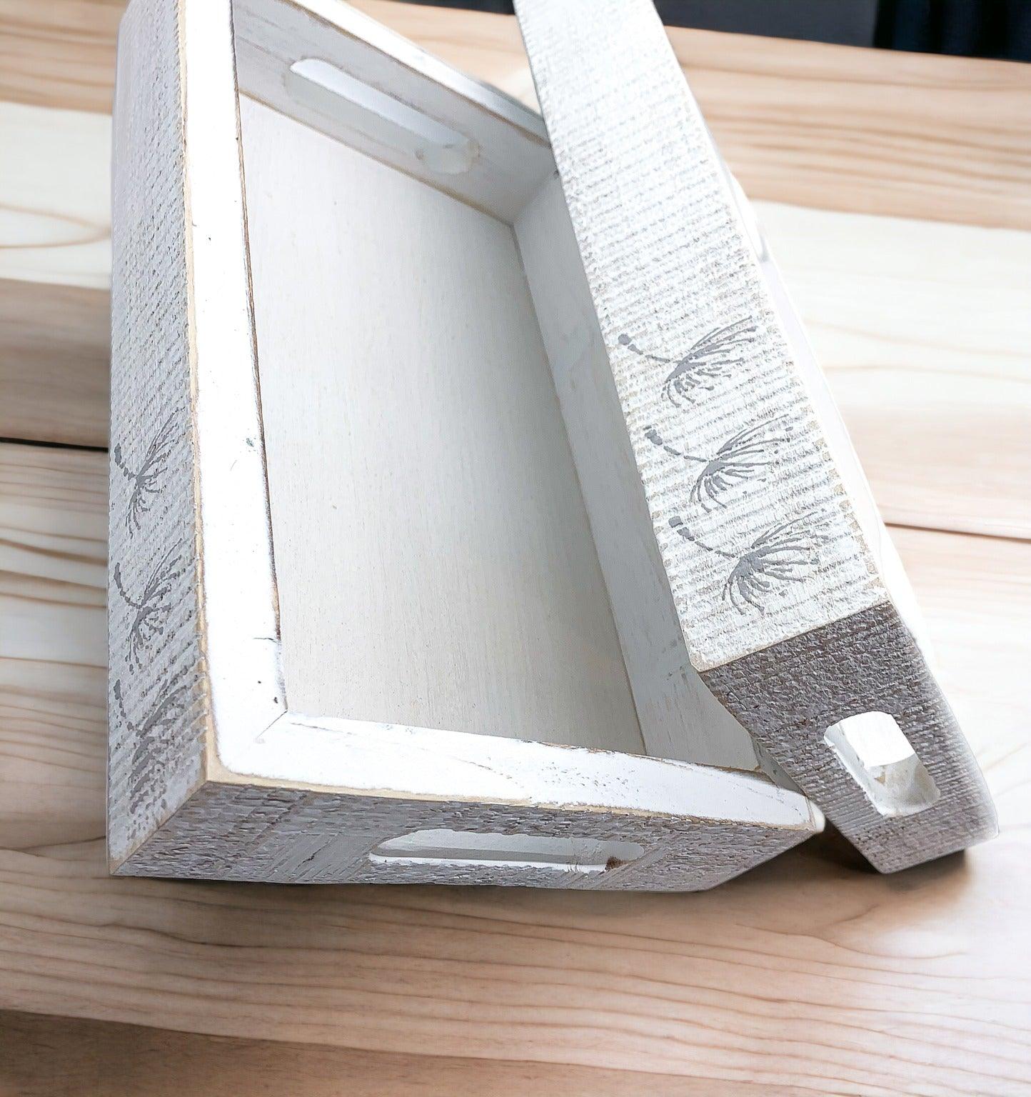Farmhouse Dandelion Wooden Tray