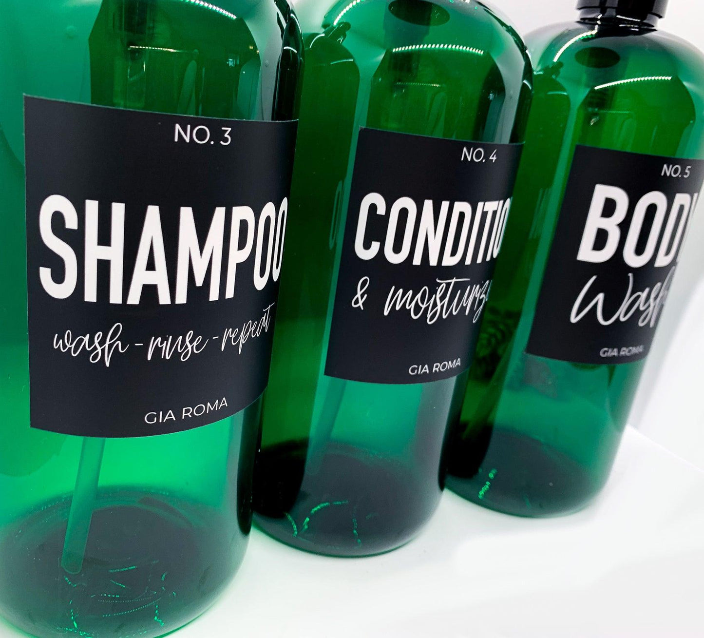 32oz Shower Dispensers - Emerald Green