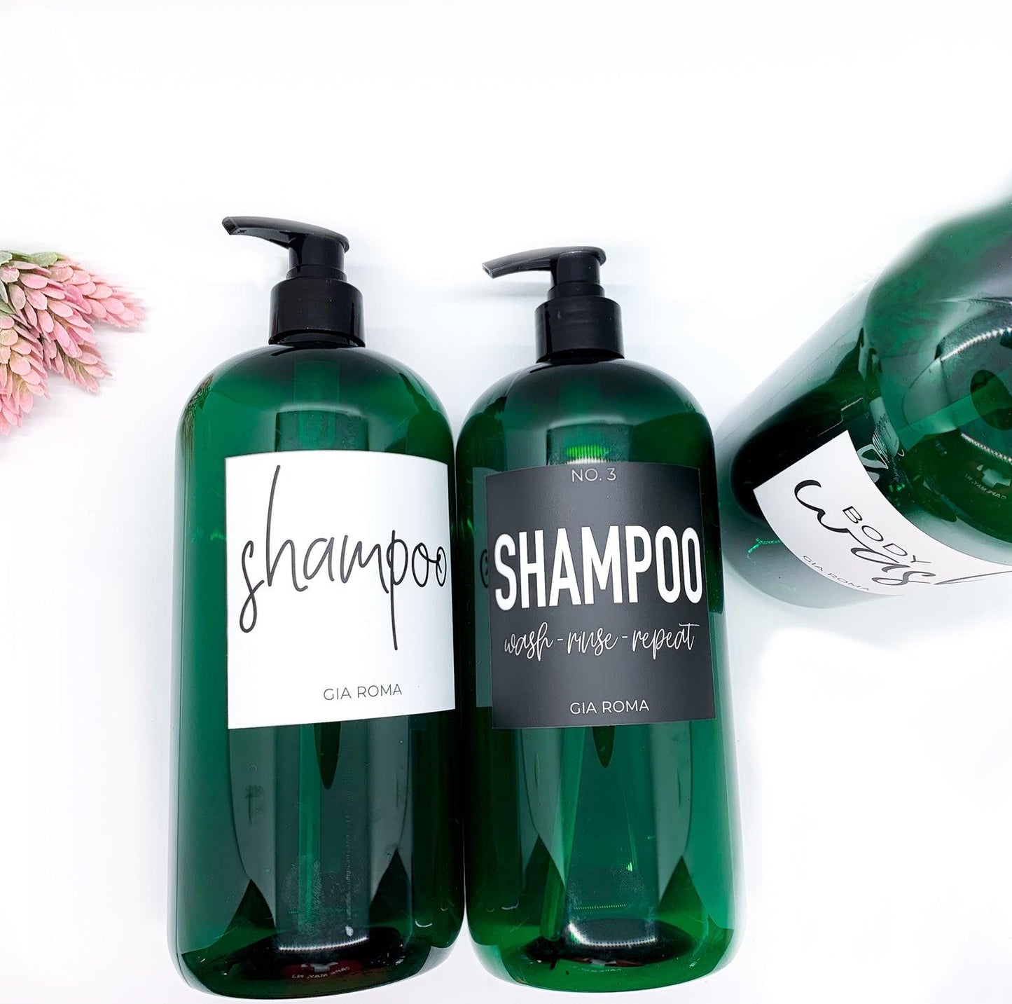32oz Shower Dispensers - Emerald Green