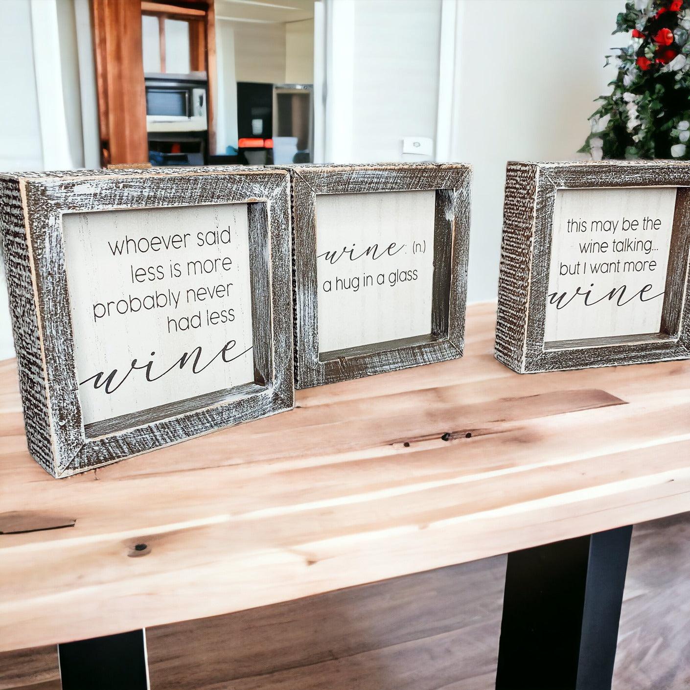 The Wine Talking Sign