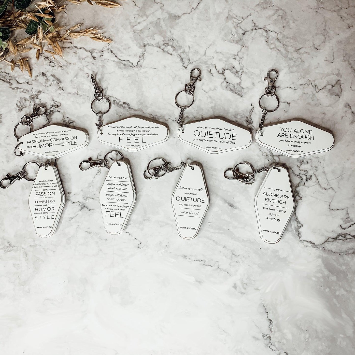 Motivational Keychain Gifts, Cheap Stocking Stuffers