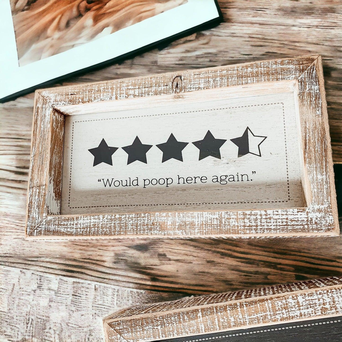 Bathroom Rating - Double Sided Sign