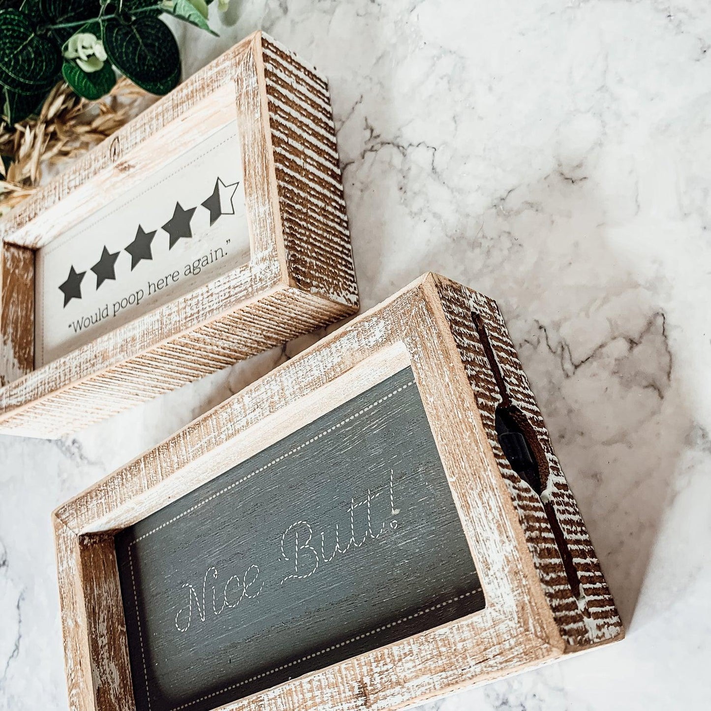Bathroom Rating - Double Sided Sign