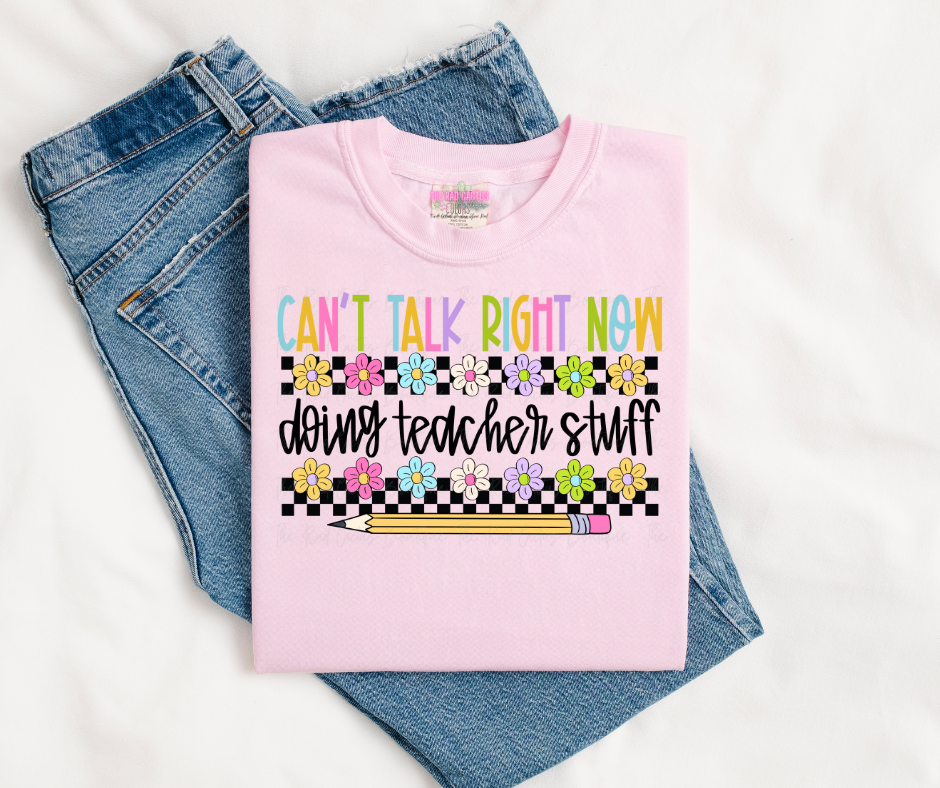 Doing Teacher Stuff Graphic Tee or Crewneck Sweatshirt