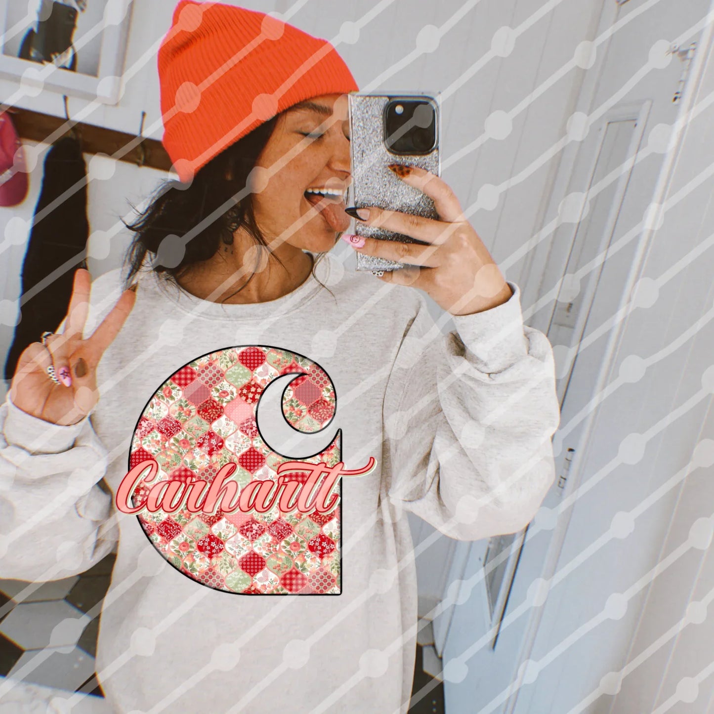 Red Floral Quilt CH Tee/Sweatshirt