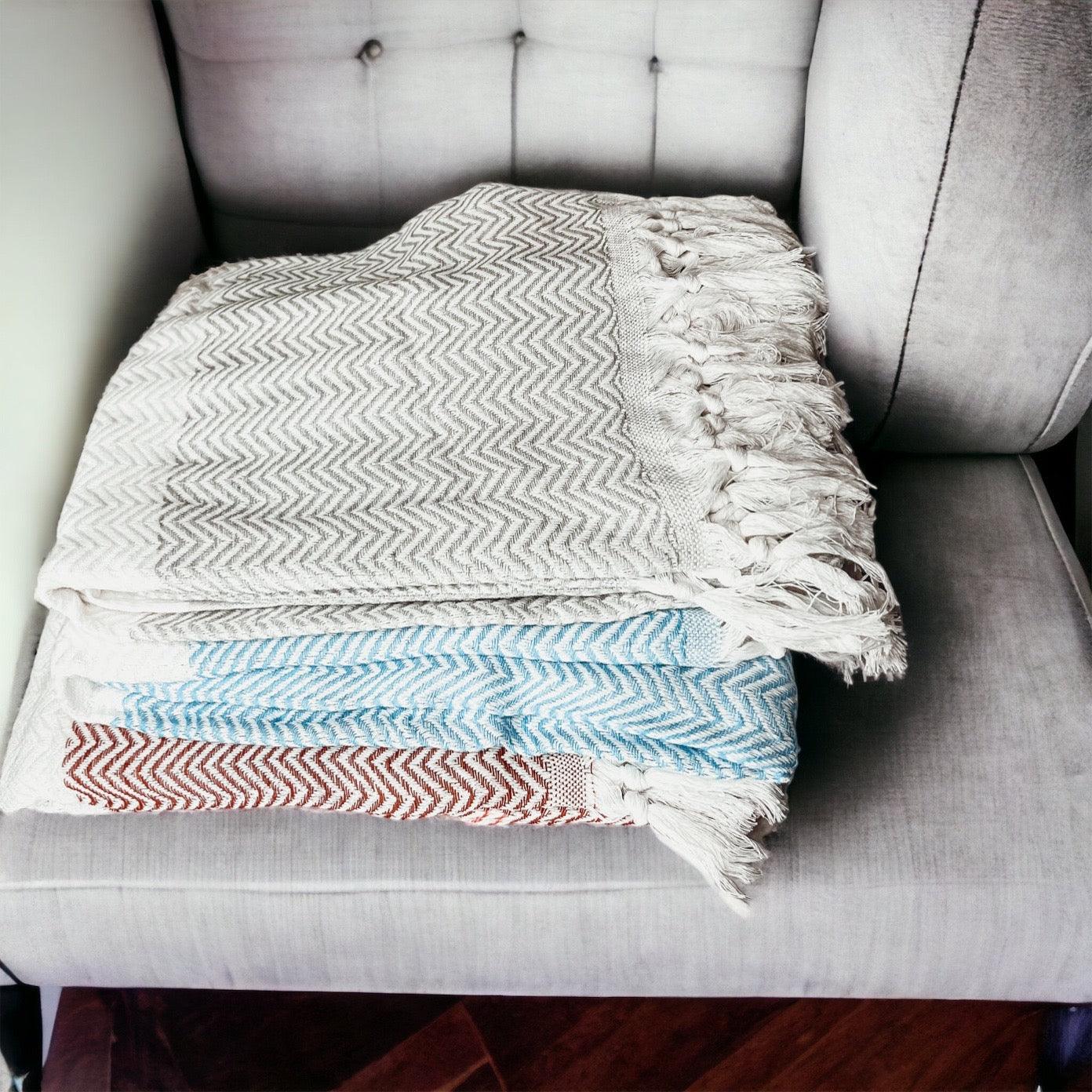 Chevron Turkish Towel 200 GSM