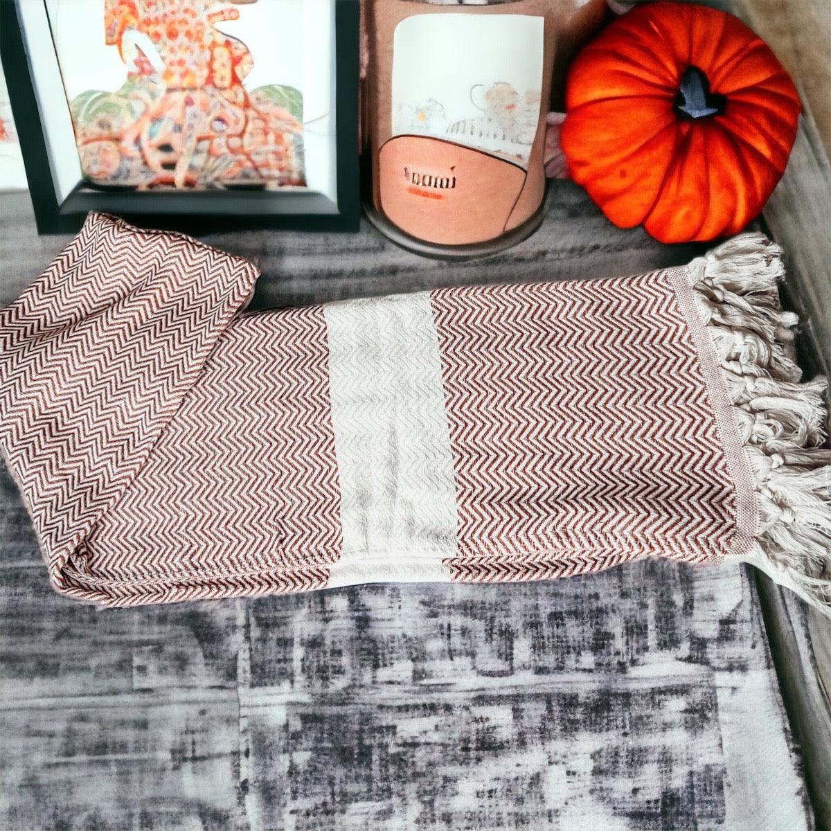 Chevron Turkish Towel 200 GSM