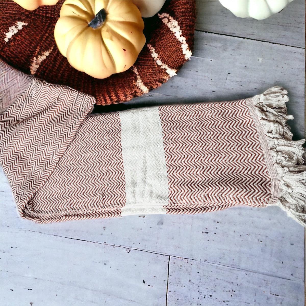 Chevron Turkish Towel 200 GSM