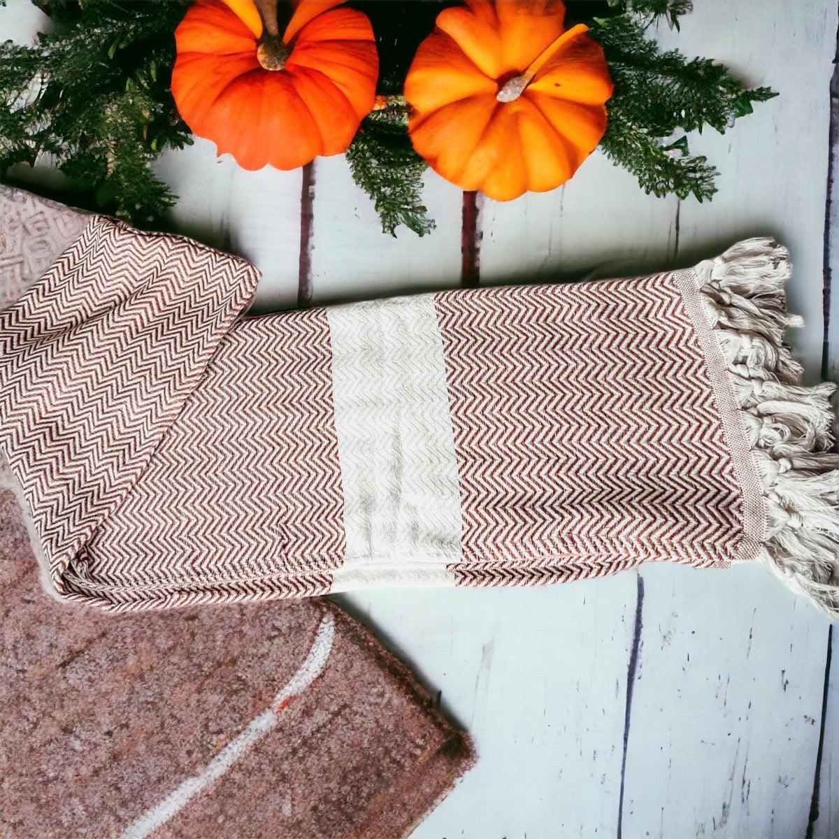Chevron Turkish Towel 200 GSM