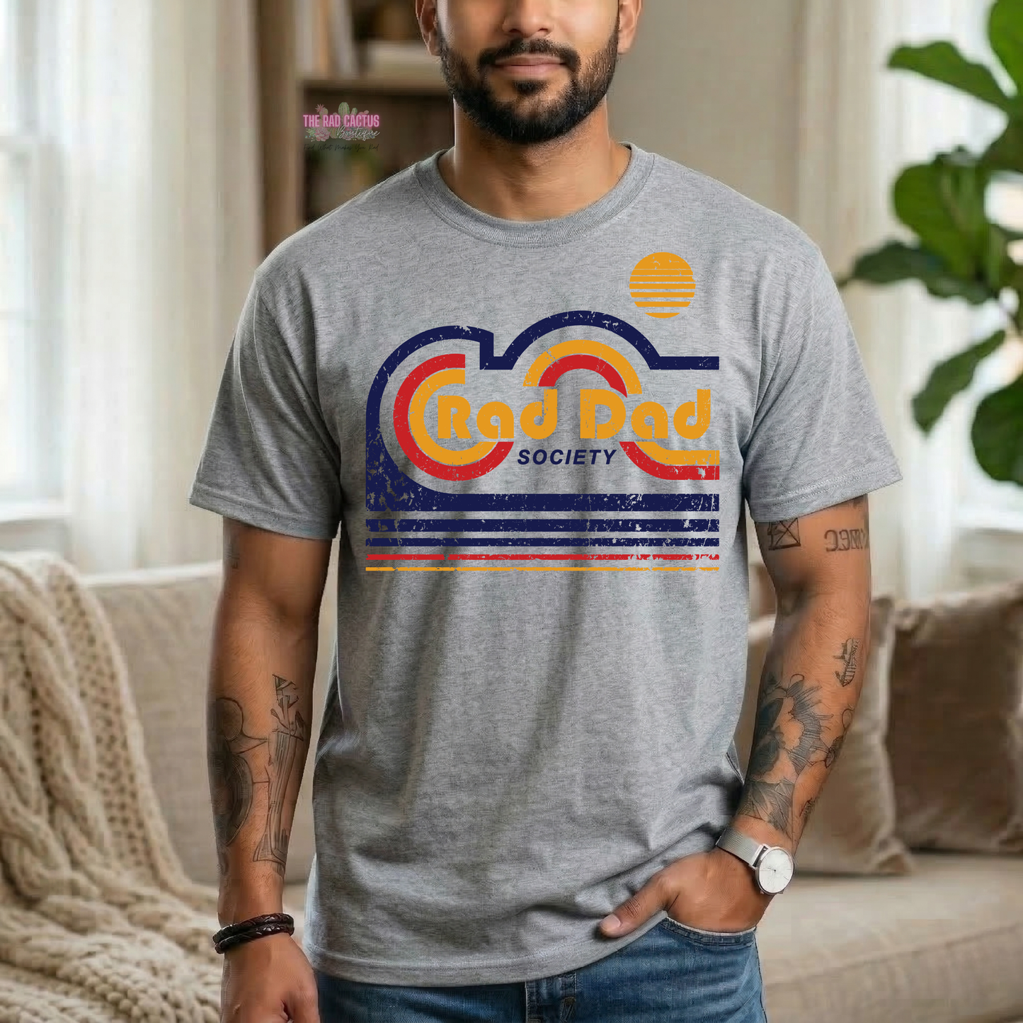 Rad Dad Society Graphic Tee or Crewneck Sweatshirt