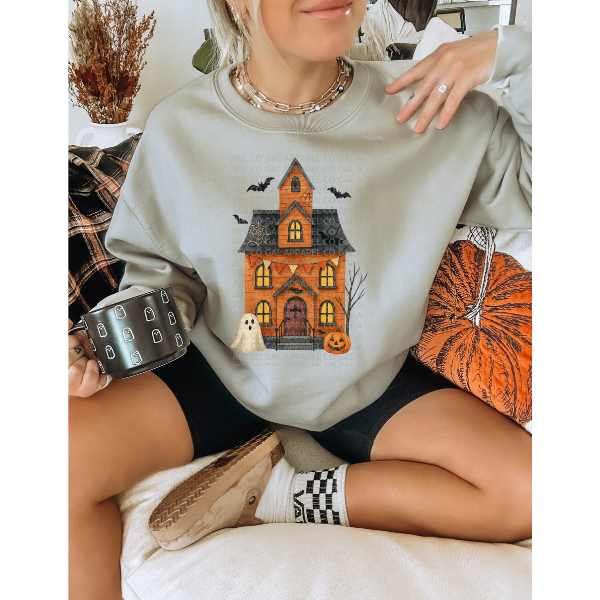 Orange Gable Ghost House Tee/Sweatshirt