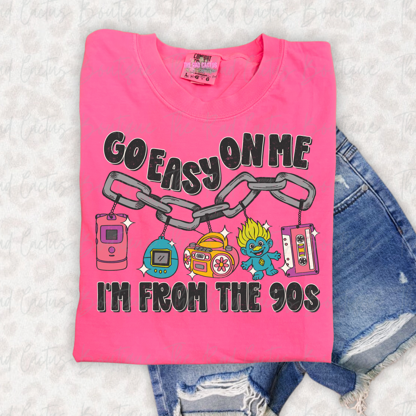 Go Easy On Me I’m From The 90s Retro Graphic Tee or Crewneck Sweatshirt