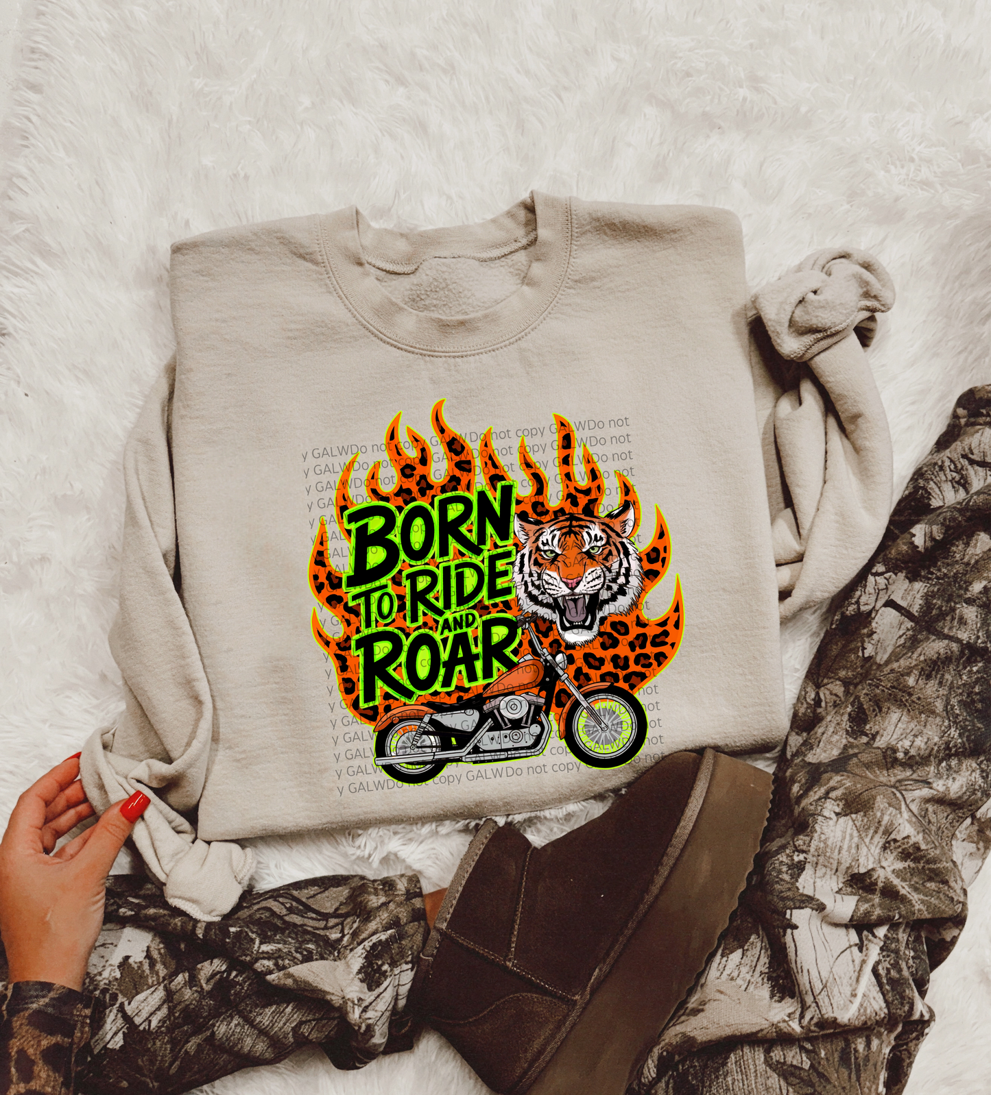 Born To Ride & Roar Tee/Sweatshirt