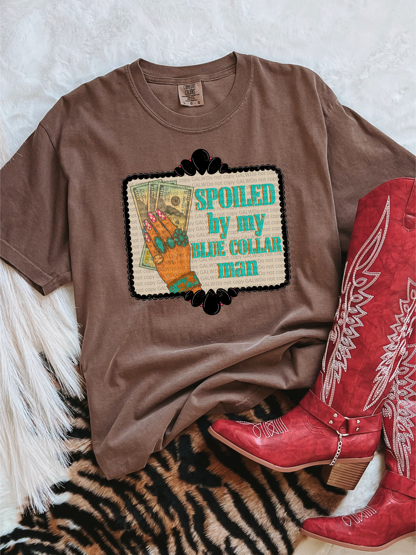 Spoiled By My Blue Collar Man Tee/Sweatshirt