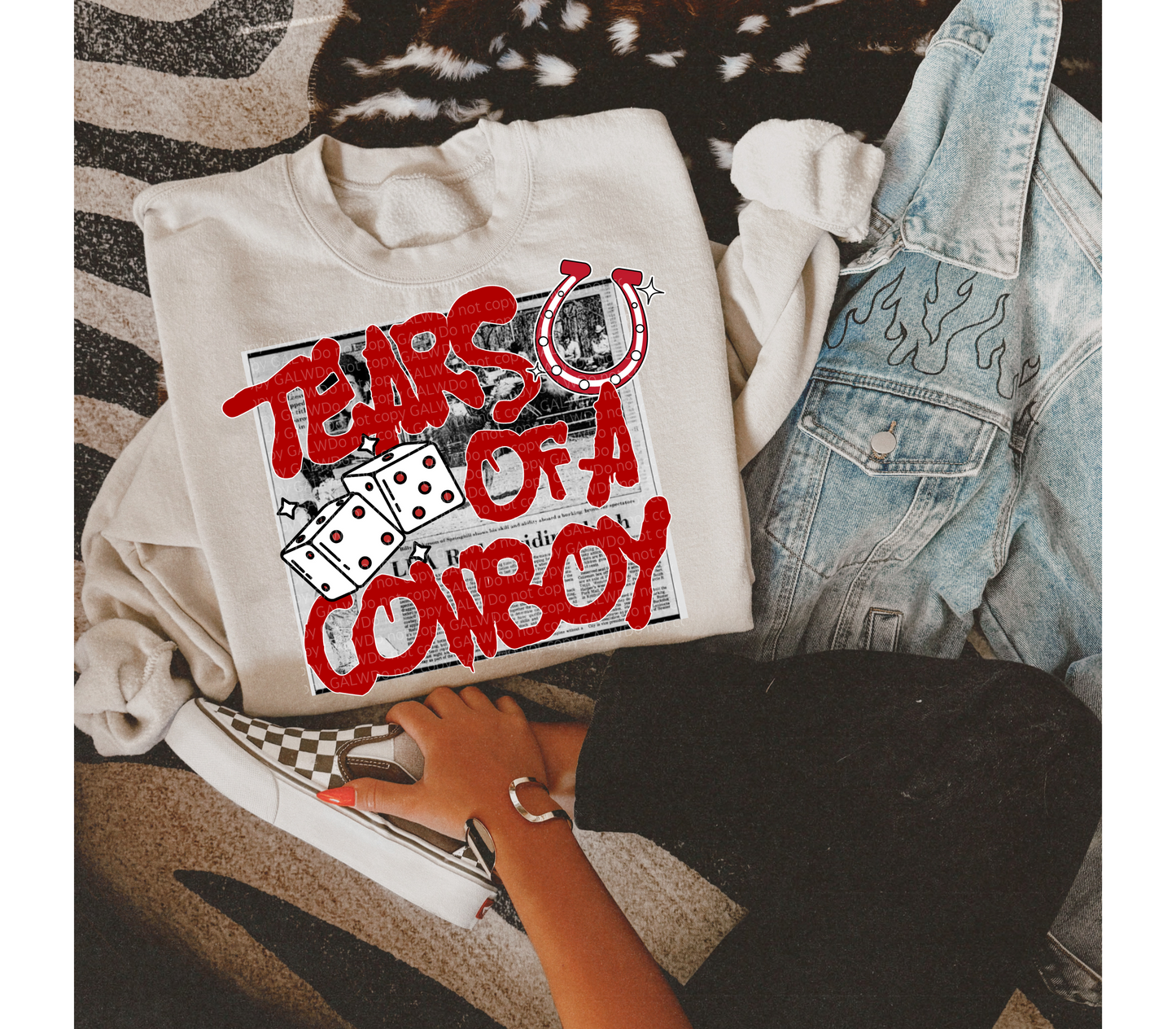 Tears of a Cowboy Tee/Sweatshirt